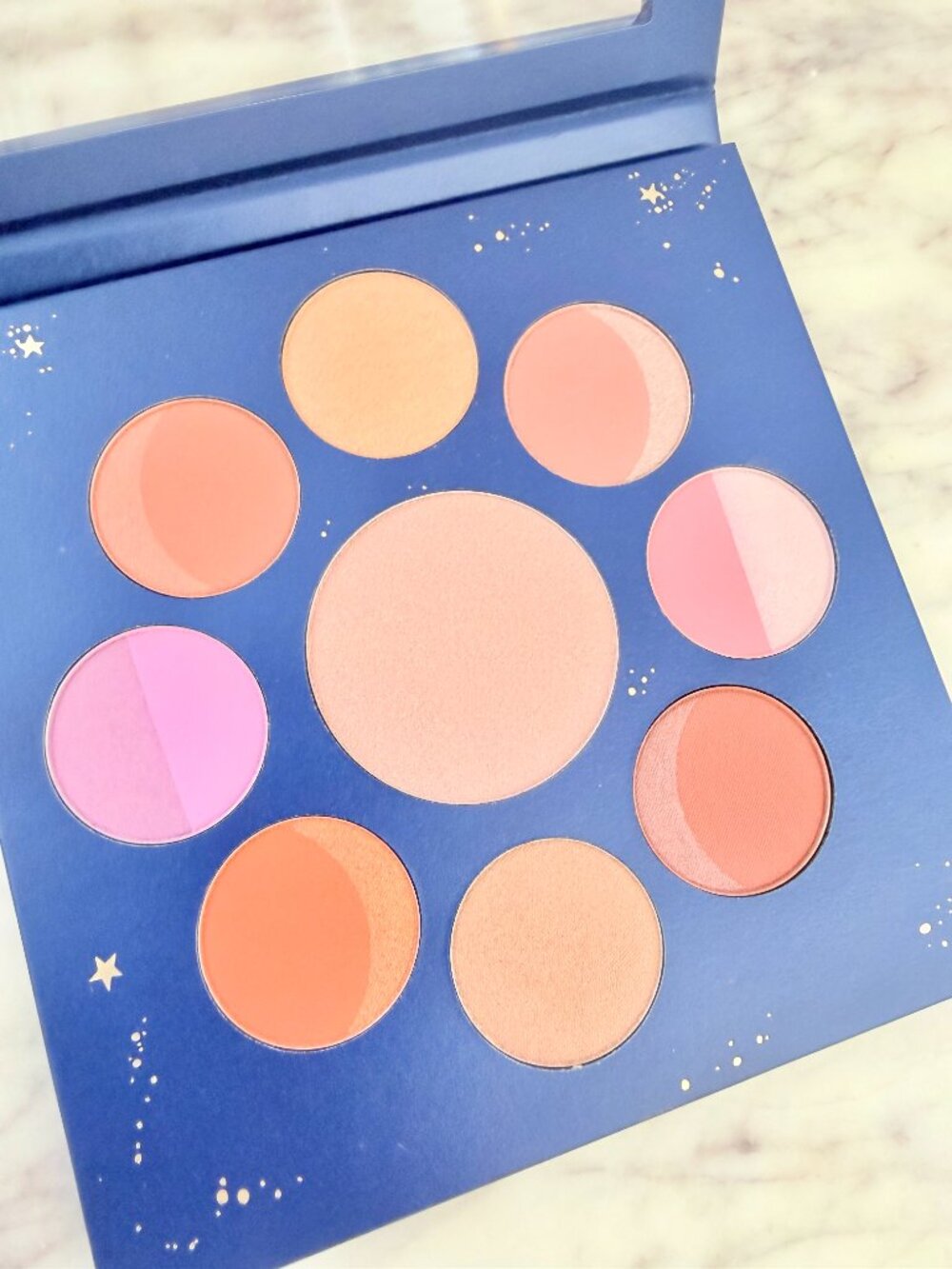 🌖 Sephora Moon Phase Face Blush Highlighter Bronzer Palette - Picture 5 of 7